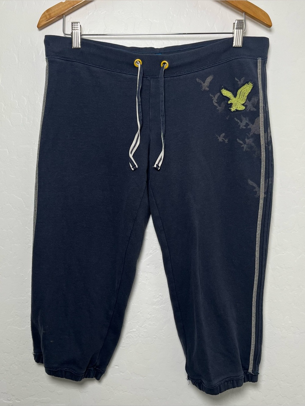Y2K American Eagle Low Rise Capri Sweatpants Indie Sleaze Size M
